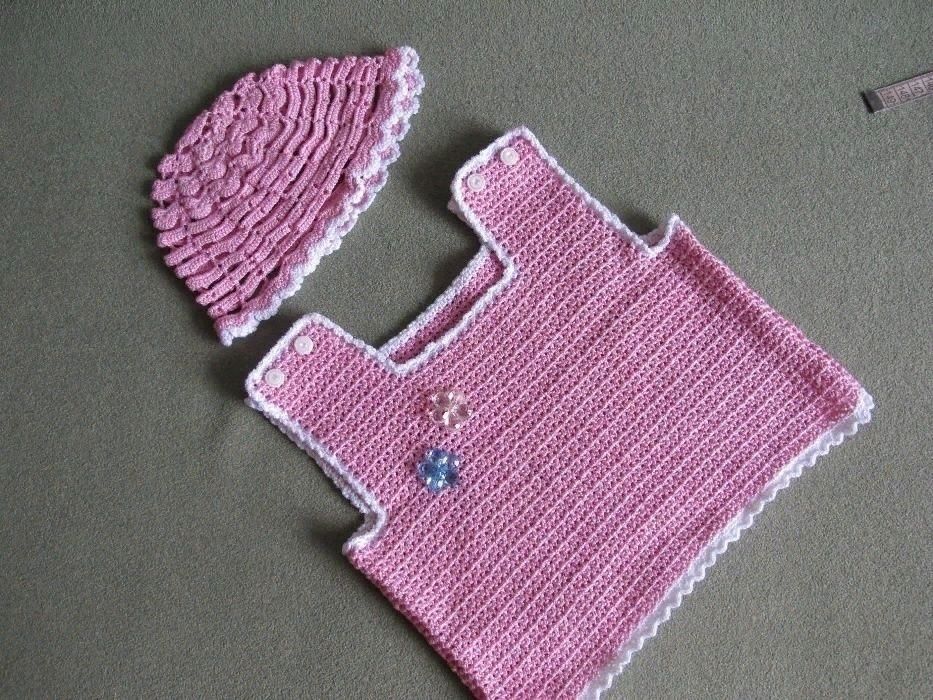 Детский вязаный комплект(кофточка,юбка,косыночка) для девочки.