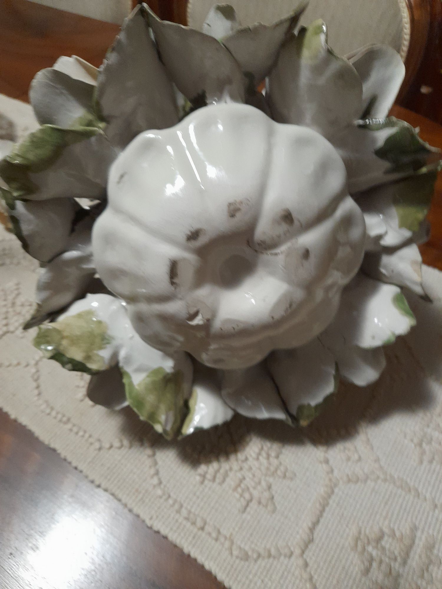 Buquê de flores de porcelana