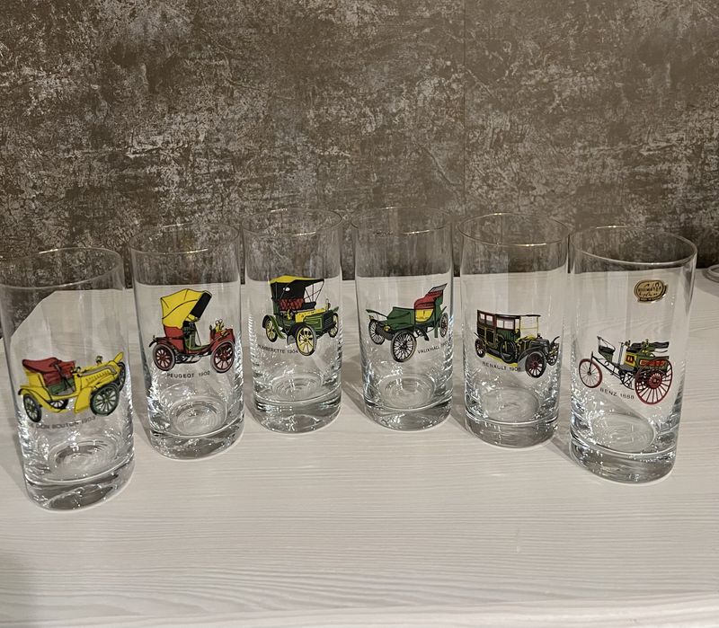 Набор высоких стаканов Bohemia «Богемия» Чехословакия