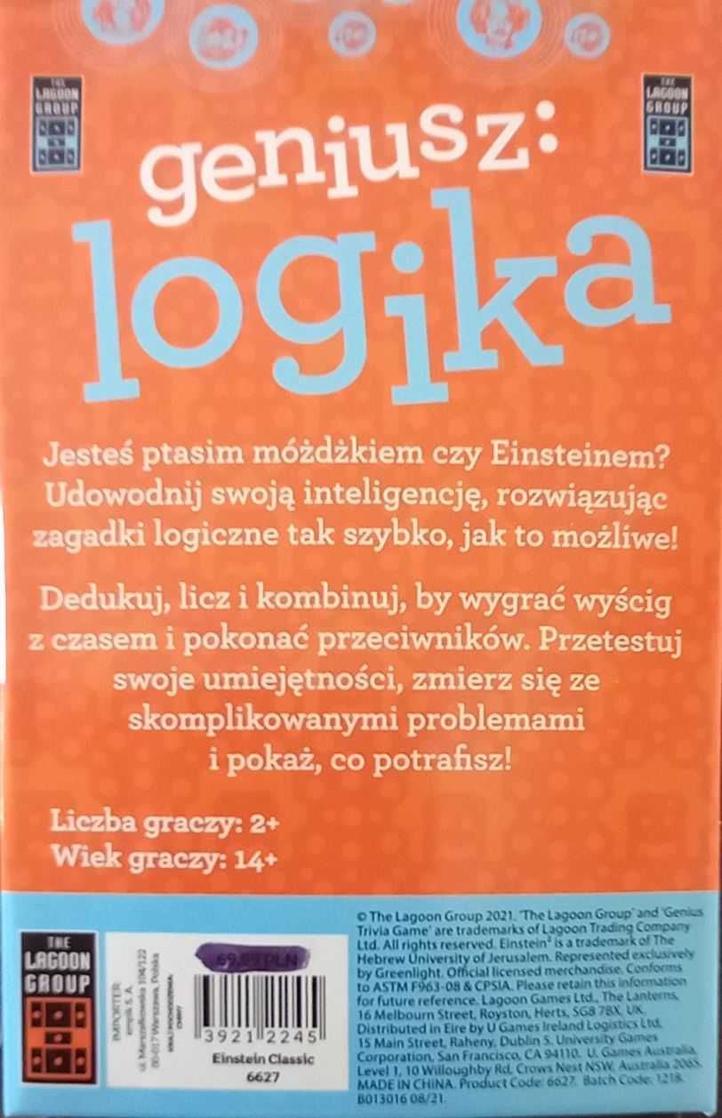 Lagoon Geniusz: logika Einstein