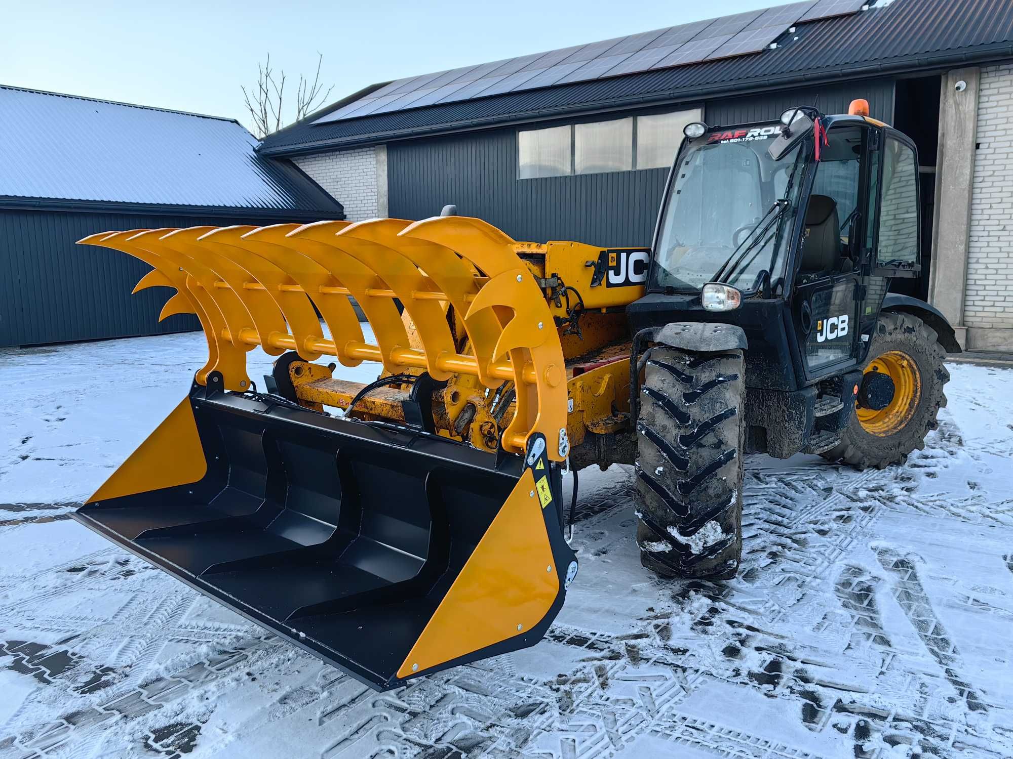 ŁYCHO KROKODYL ZĄB PALONY 1,6m Euro JCB Merlo CAT Claas  dostawa!