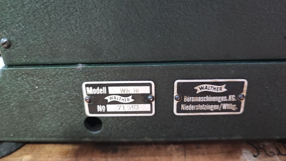 Máquina de calcular walther wr10