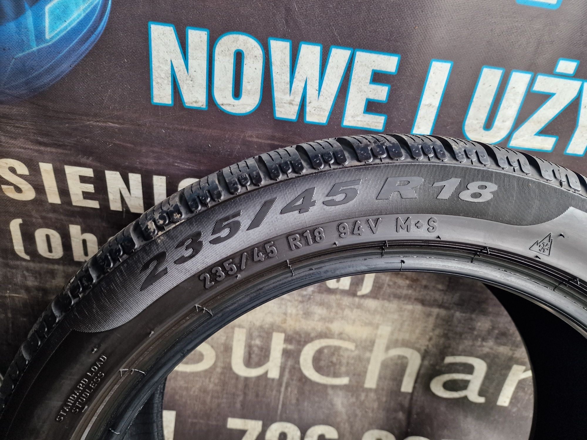 Opony zimowe 235/45/18 Pirelli Komplet 6.5mm