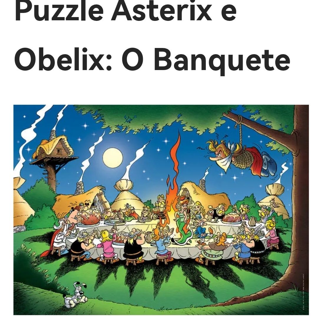 Puzzle Astérix e Obélix - O banquete