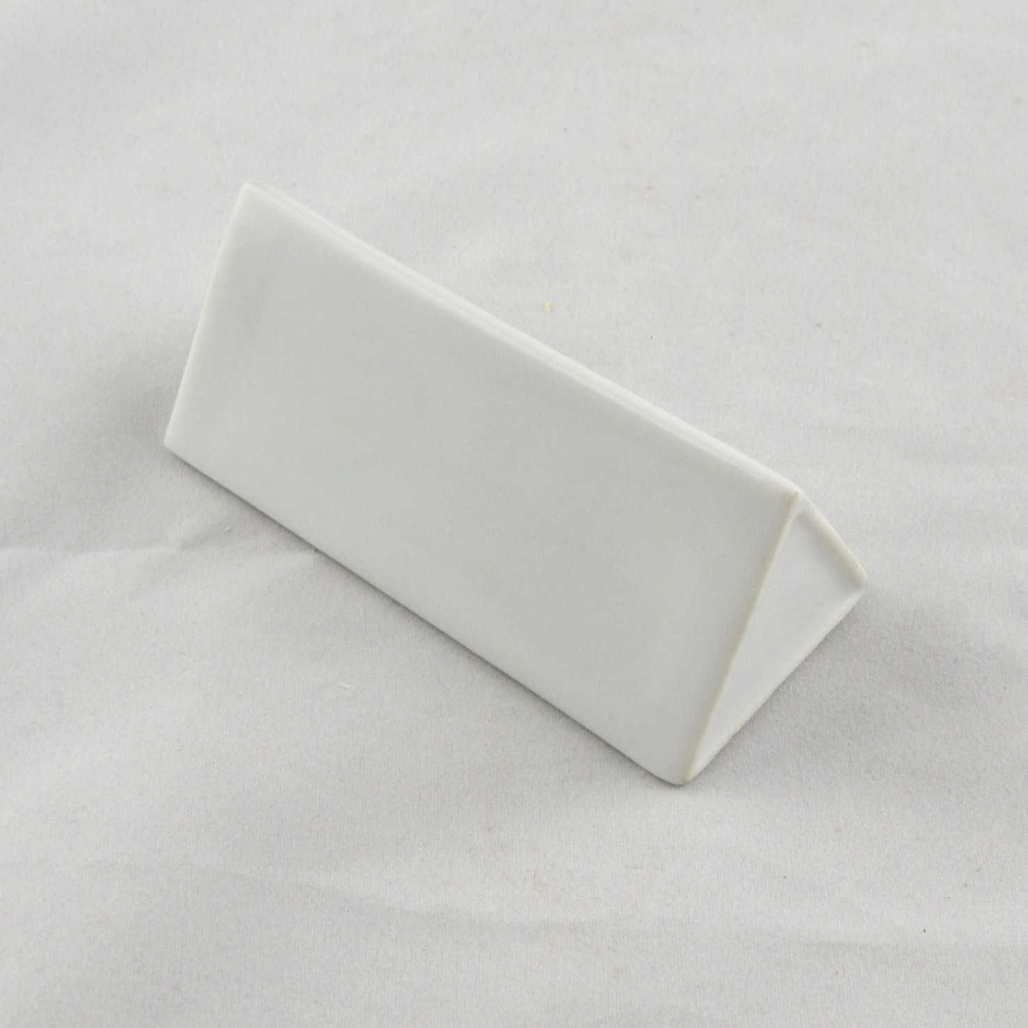 Paliteiro triangular Branco em porcelana