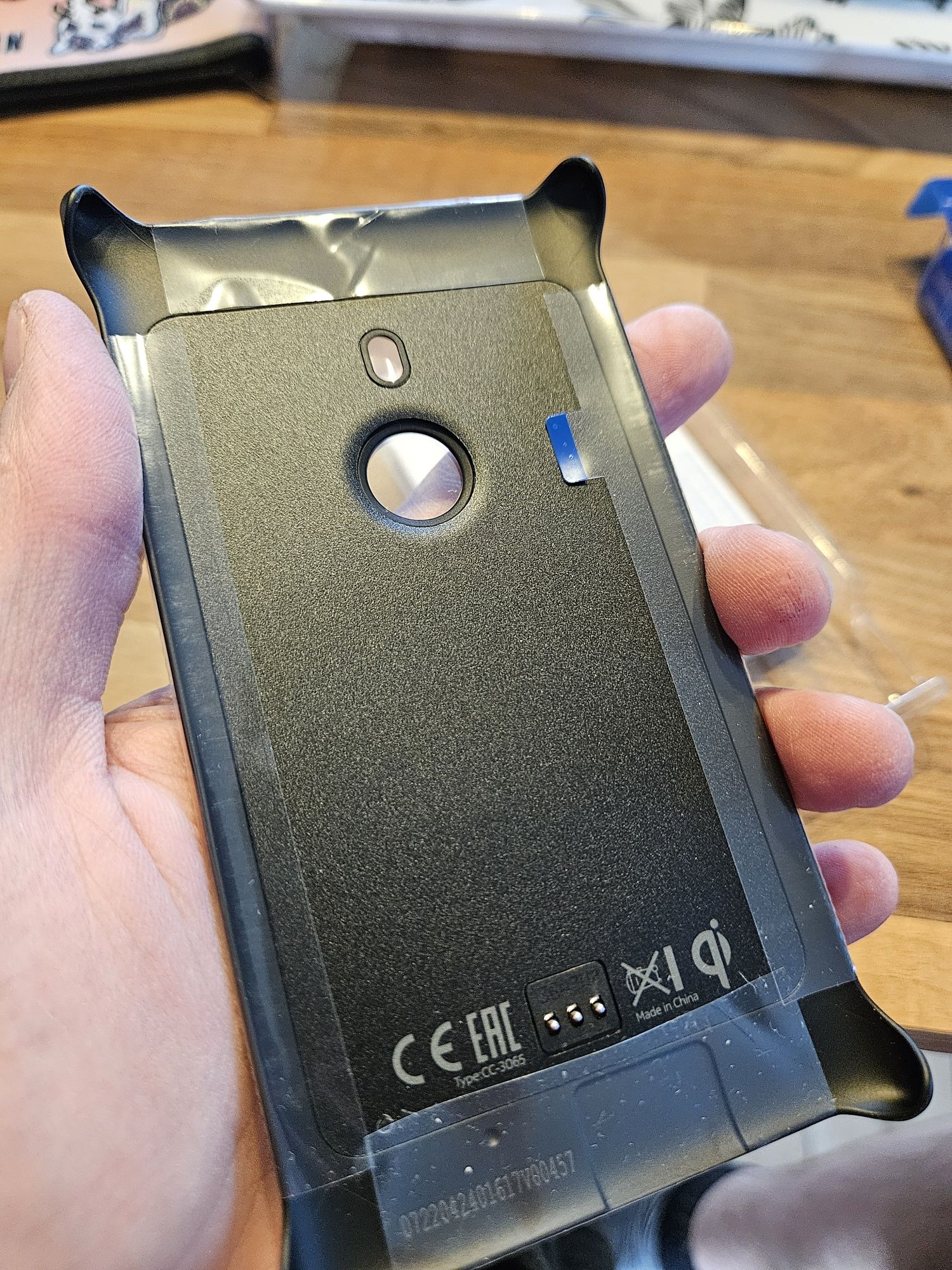 Etui NOKIA CC-3065 do Nokia Lumia 925 Czarny bezprzewodowe ładowanie
