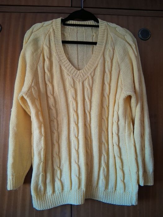 Camisola lã feita à mão XXXL Unissexo - NOVA