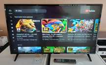 Телевізор смарт 43 дюйми LG 43LJ594V Smart TV Android Wi-Fi чорний