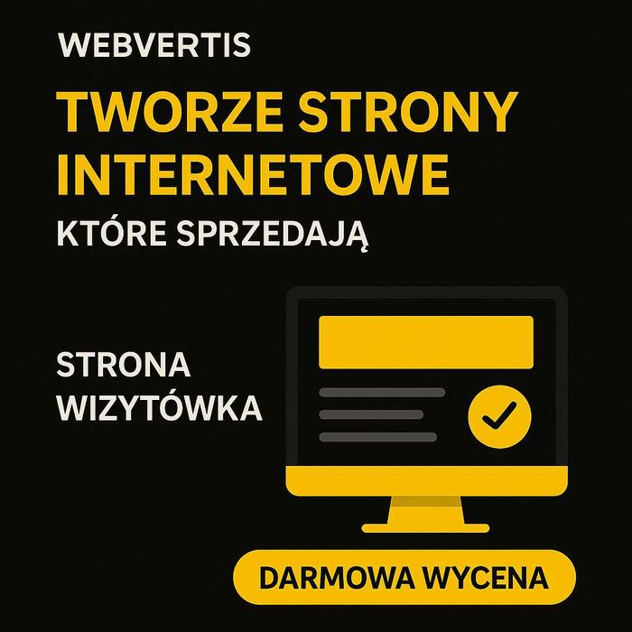 Profesjonalne strony internetowe, które sprzedają - Webvertis
