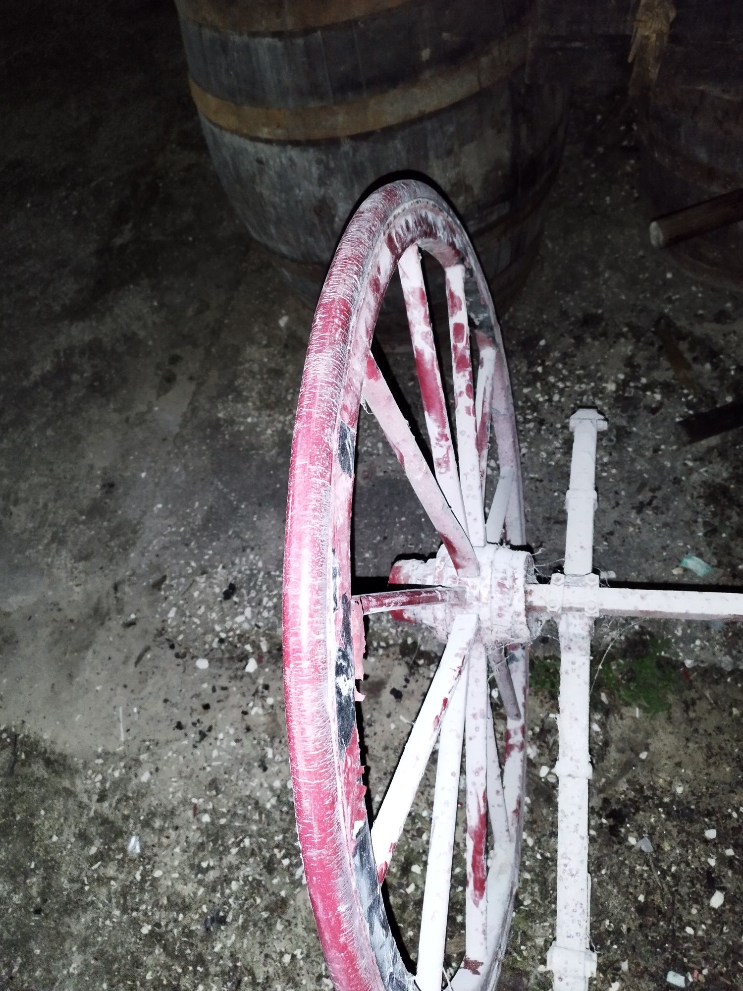 Rodas de carroça antiga