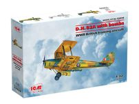 1/32 ICM 32038 de Havilland dH 82 A Tiger Moth CMK painel instrumentos