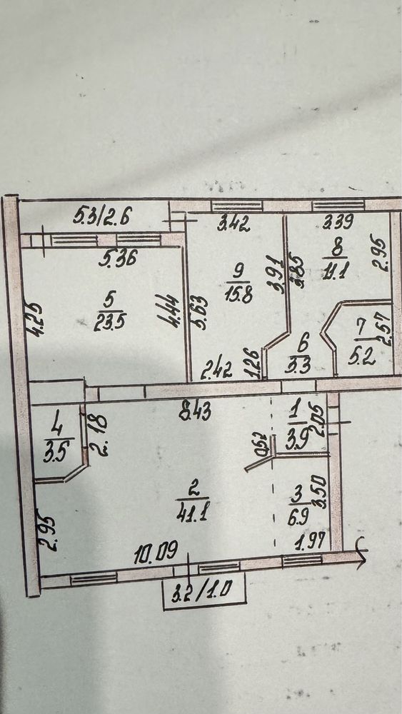 Продам 3к.кв. проспект Центральний 118м