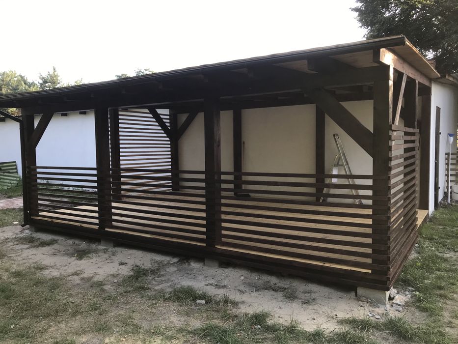 Pergola na taras zadaszenie tarasu altanki wiaty, domki