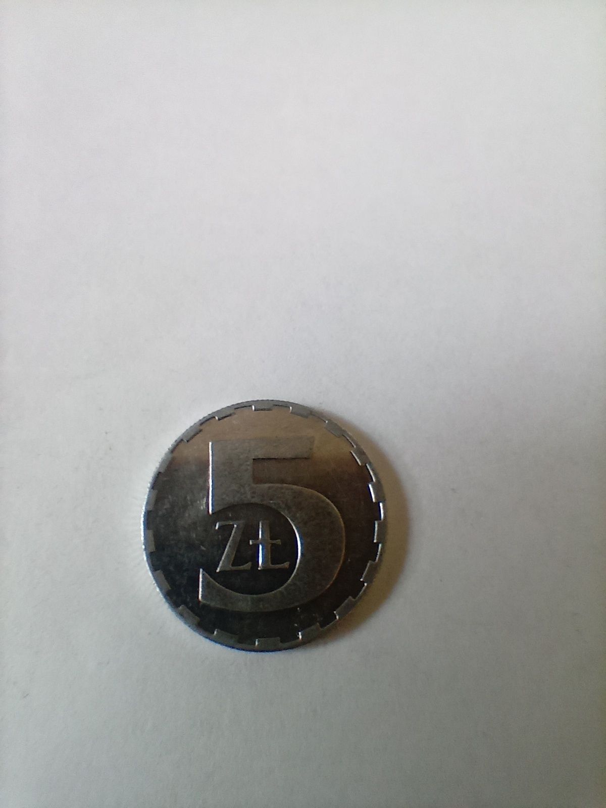 Moneta 5 zł z 1990 roku