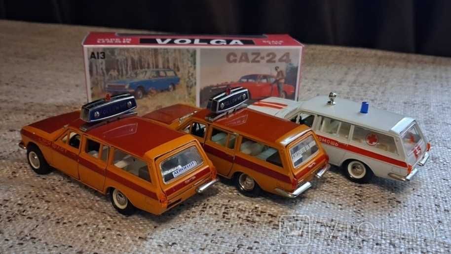 3 моделі ГАЗ 2402 (Швидка допомога та Аерофлот)