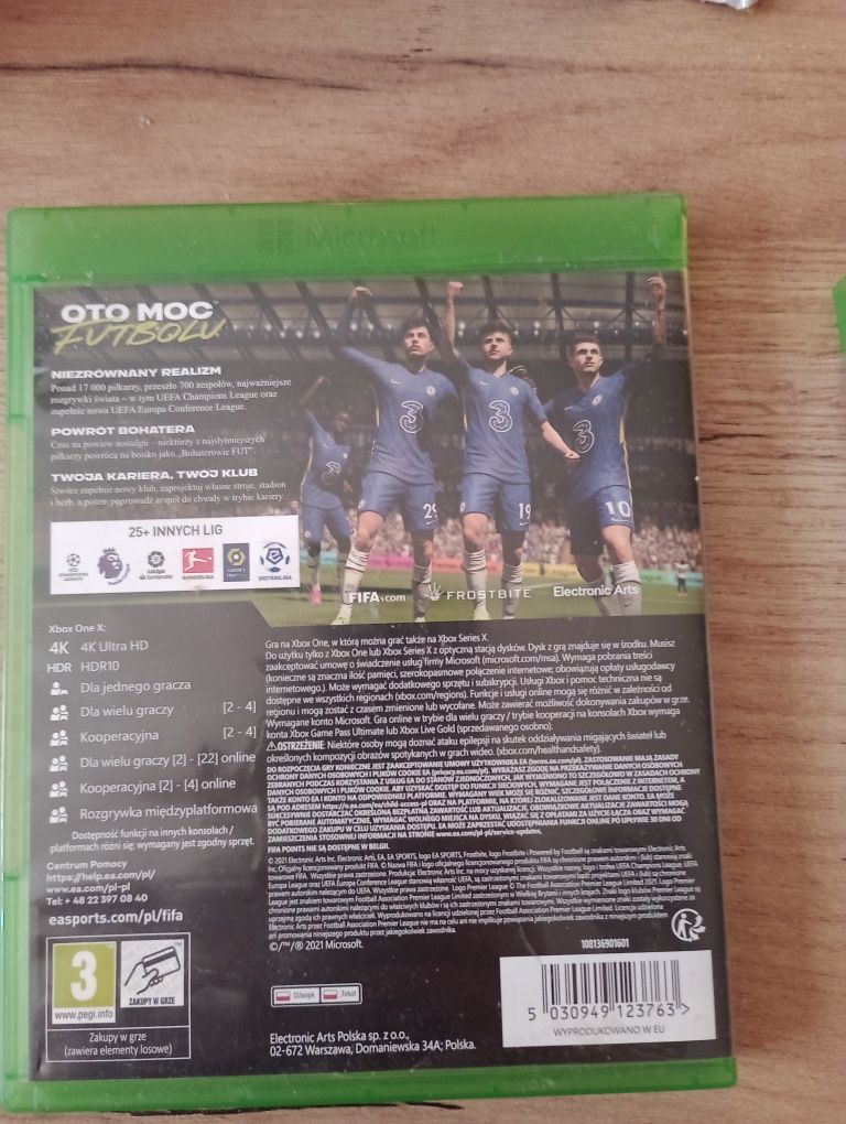 FIFA22 Xbox one, Xbox serwis X
