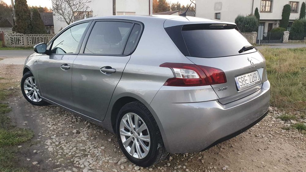 Peugeot 308 1.6 Diesel 2017r PDC Stan Bardzo Dobry Niski przebieg