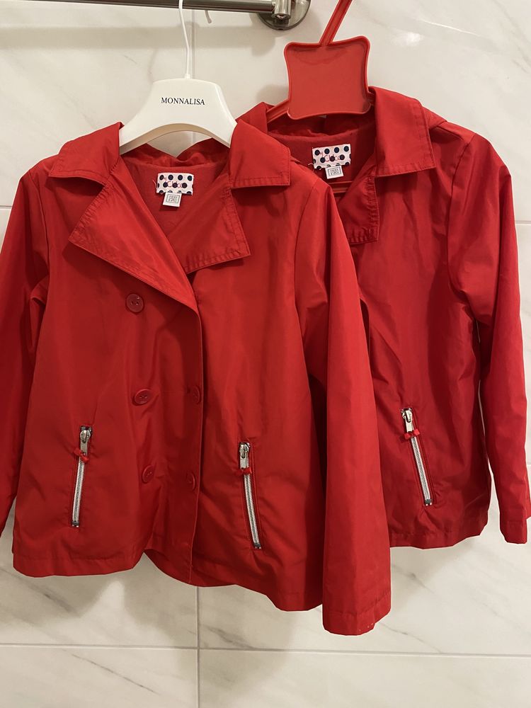 Куртка- плащ ветровка Chicco, Next, Pinelli, размер 6/116 двойня