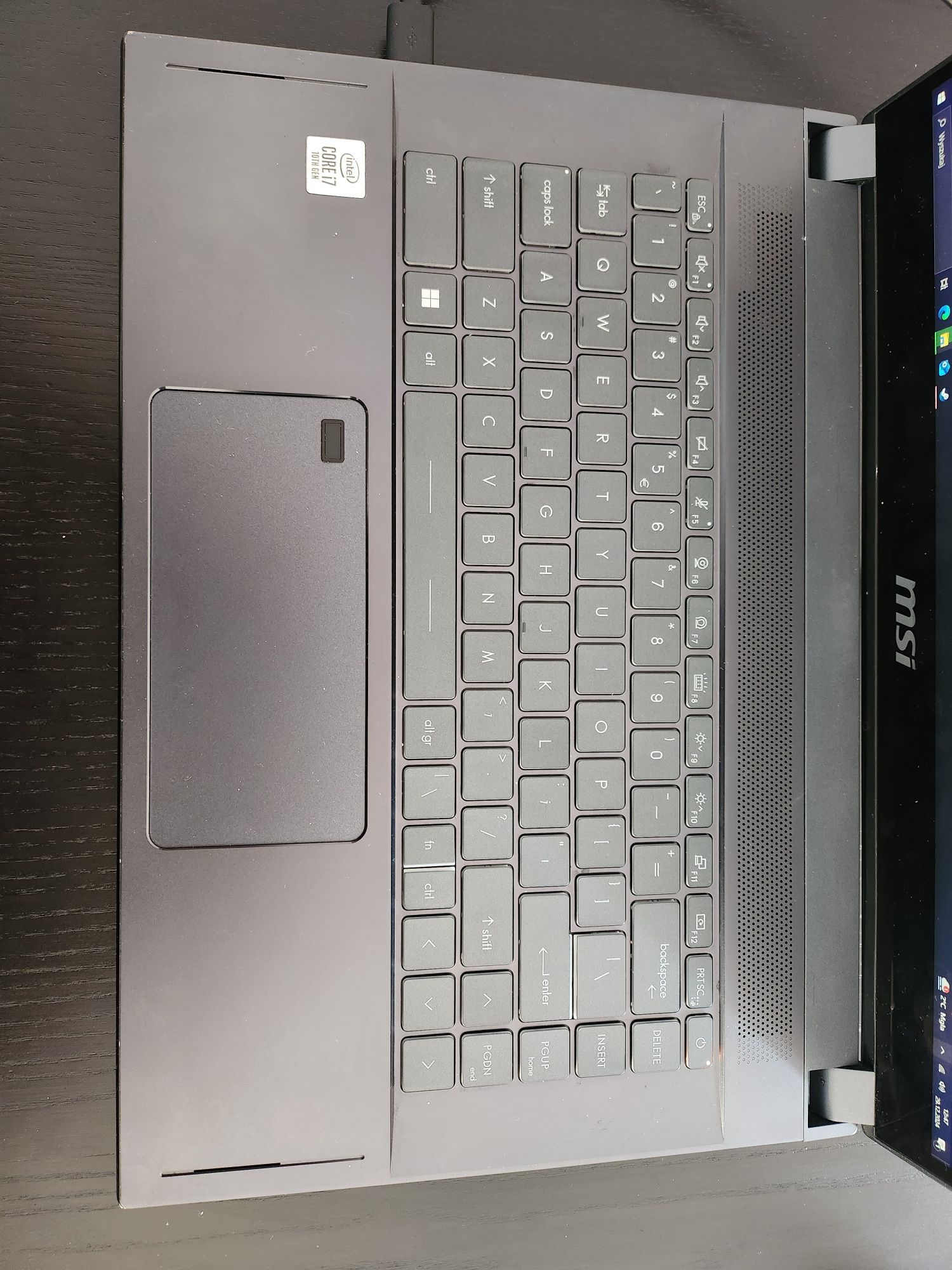 Gamingowy Dotykowy Msi creator 15 rtx 2060 6gb i7 10gen