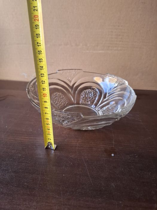 Stara misa szklana szkło PRL