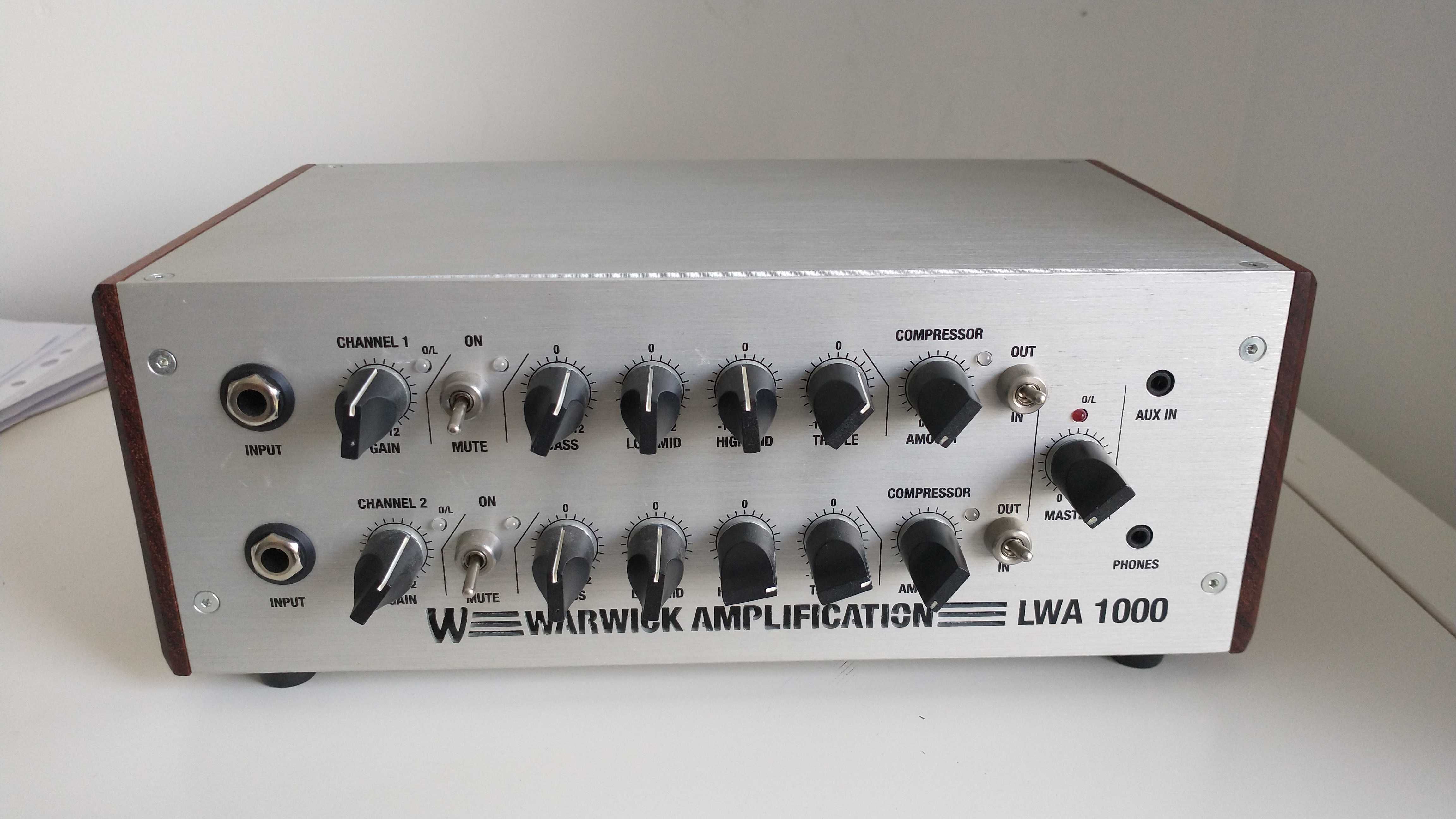 Wzmacniacz basowy head Warwick LWA 1000 cyfrowa końcówka mocy Pascal