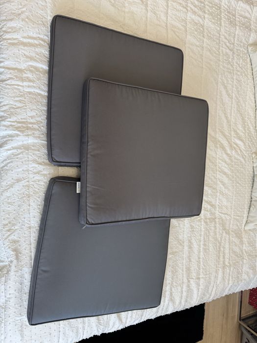 Poduszki ogrodowe 55x50 antracytowe