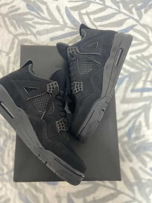 Nike Jordan 4 Retro Black Eu 40