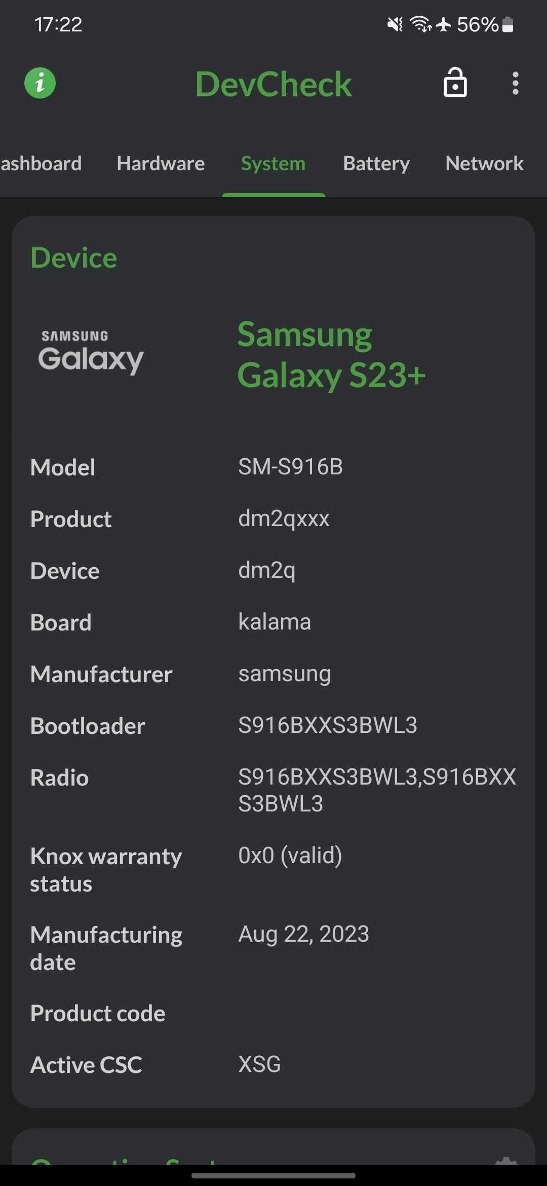 Samsung Galaxy s23 plus