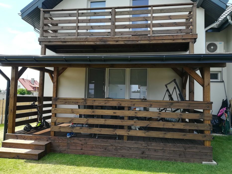 Taras zadaszenia tarasu