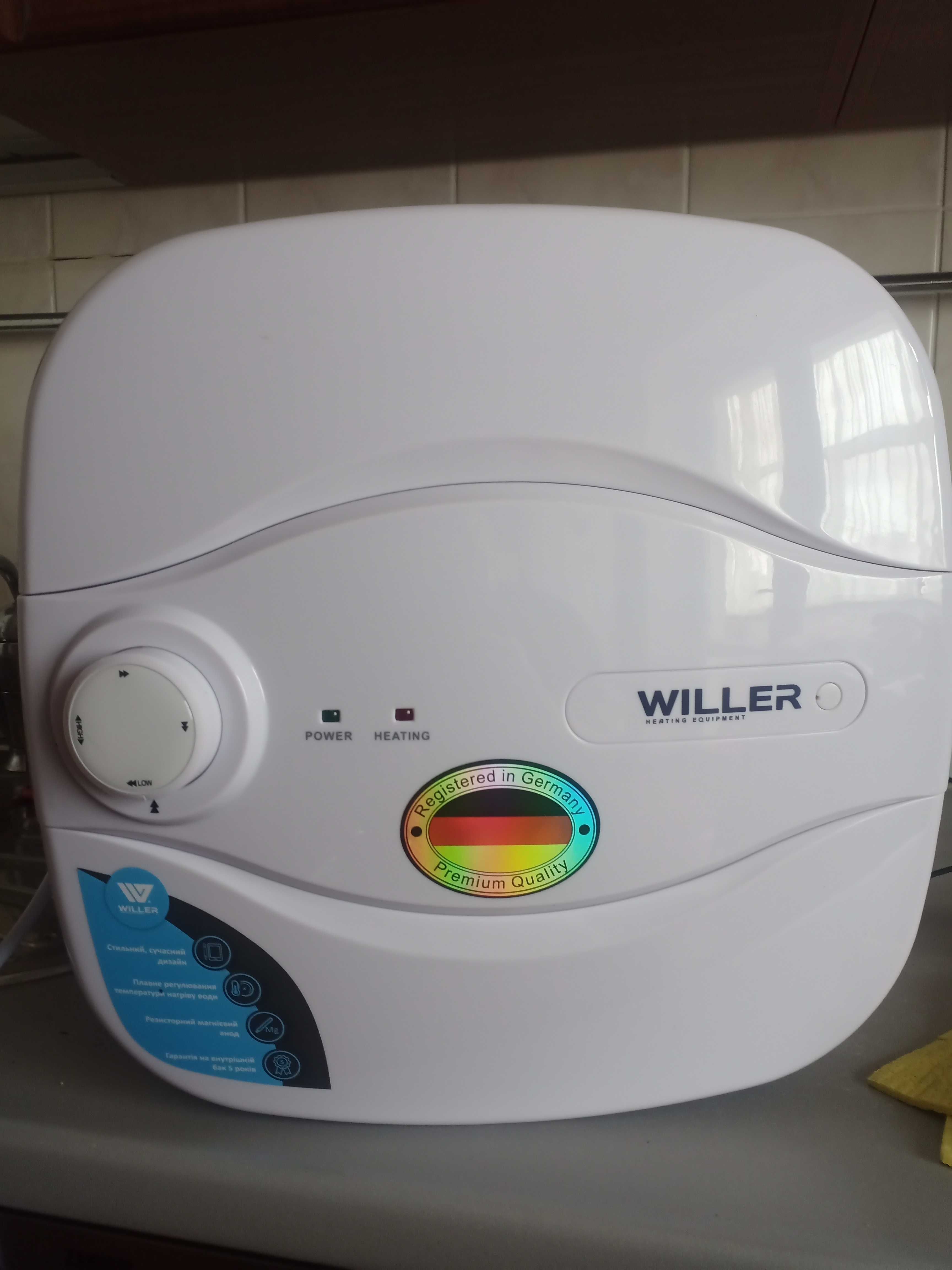 Продаю Водонагрівач WILLER PU 10 R New optima mini (стан НОВОГО)