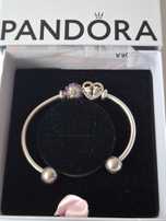Bransoletka pandora oryginalna + charmsy