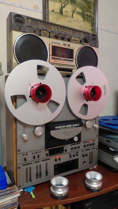 Катушки для магнитофона алюминивые 26,5 под набы NAB