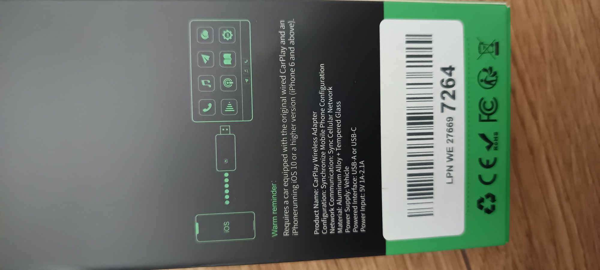 Adapter 2in1 CarPlay i Android Auto  Mini wireless
