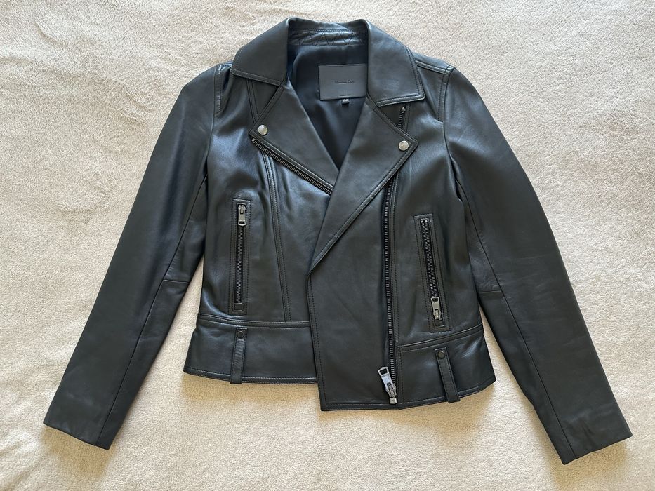 Шкіряна курточка Massimo Dutti