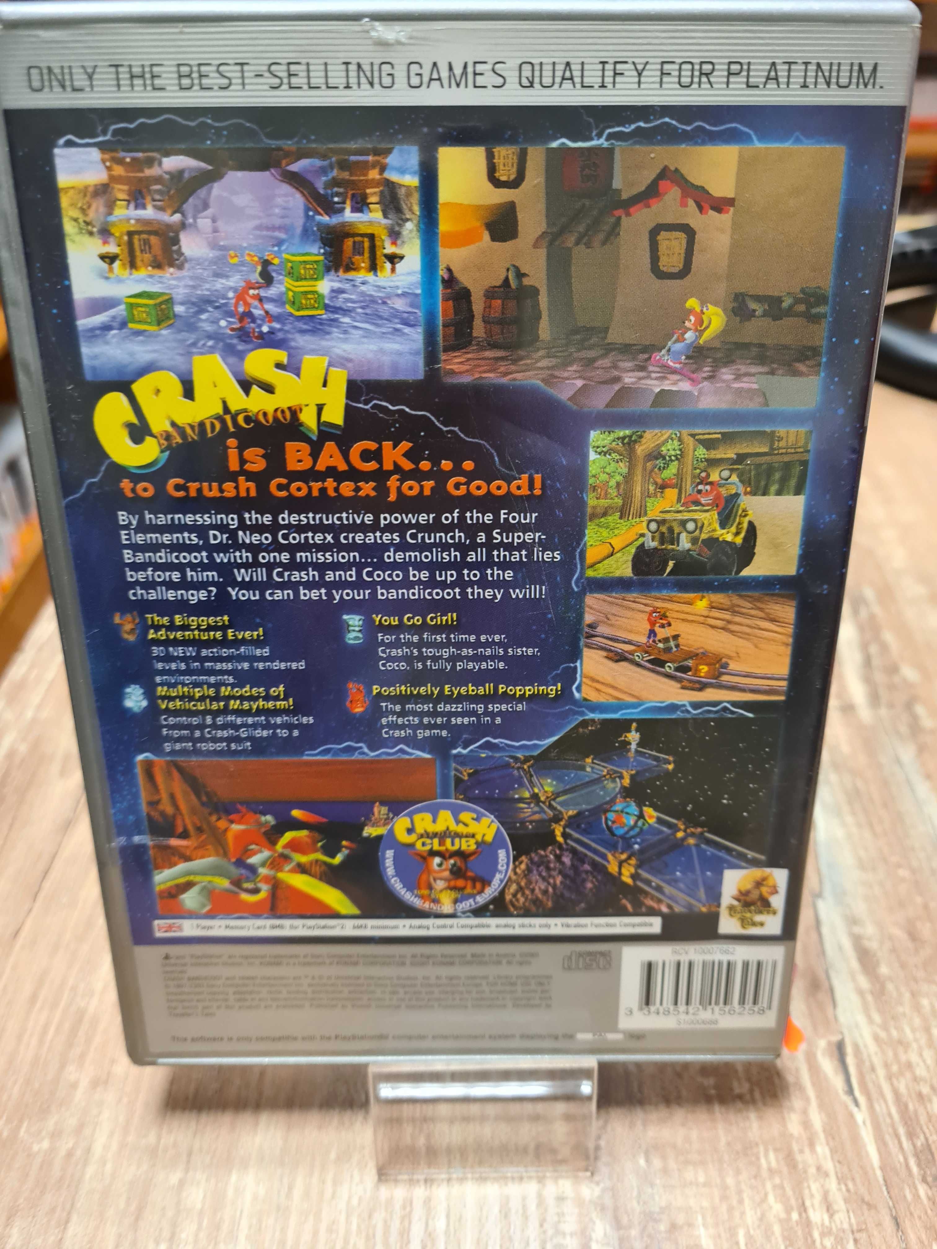 Crash Bandicoot: The Wrath of Cortex PS2, Sklep Wysyłka Wymiana