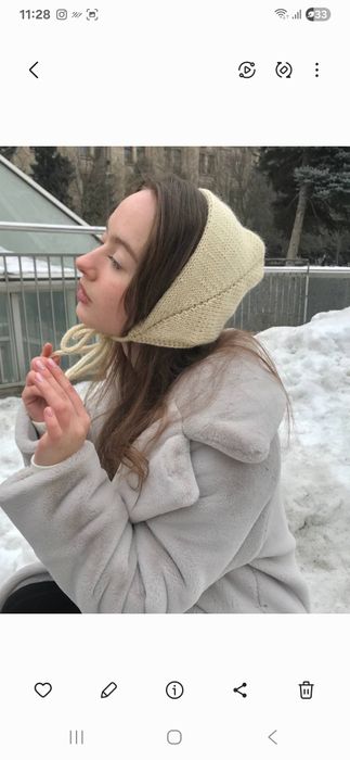 Чепчик жіночий боннет