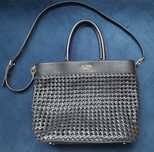 Duża czarna Torba torebka GUESS 
Pleciona 
Duża 40cm x 30 cm