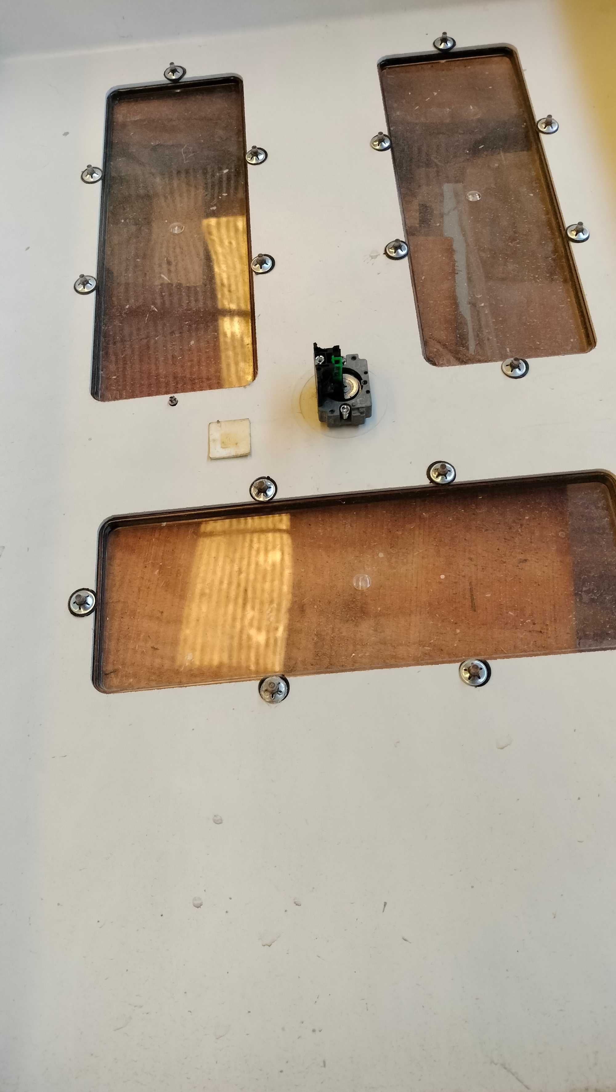 Quadro luz de obra