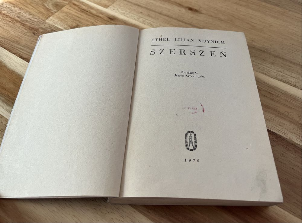 Szerszeń Ethel Lilian Voynich