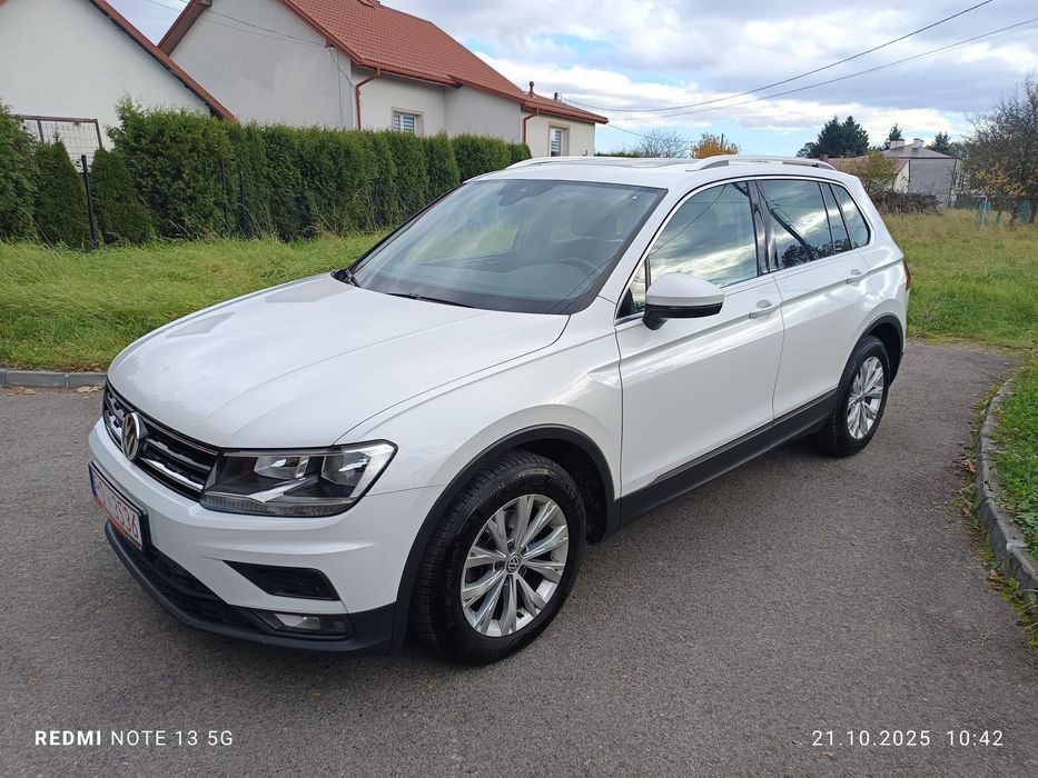 Volkswagen Tiguan Fakturą VAT, bezwypadkowy, akt. tempomat, 100% przebieg udokumentowany
