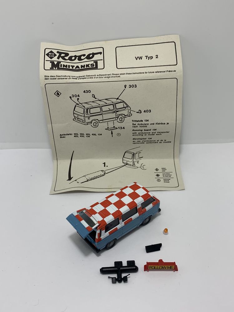 Volkswagen T3 Bus aeroporto da Roco escala H0 1/87