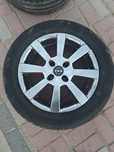 Felgi aluminiowe 16" 4x100 Opony jak nowe Opel Volkswagen