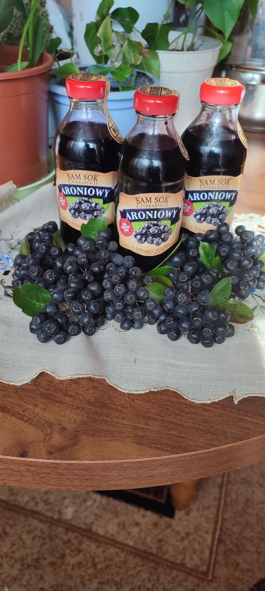 Soki podkarpackie- ekologiczne z malin, czarnego bzu, aronii, itd.