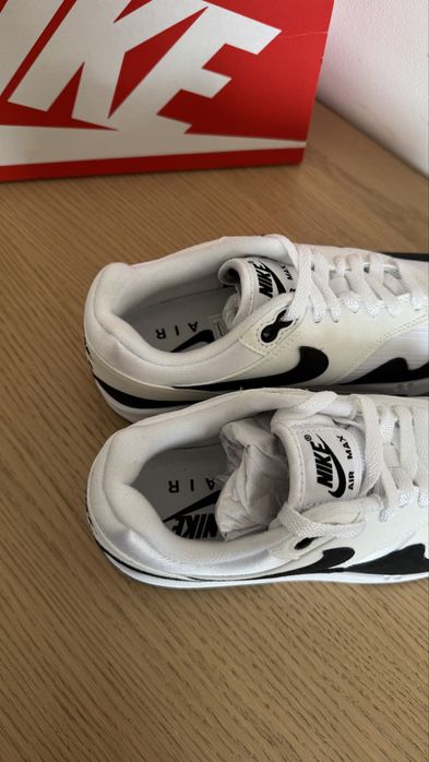 Nike Air Max 1 „White / Black – Summit White” | rozmiar 40 EU