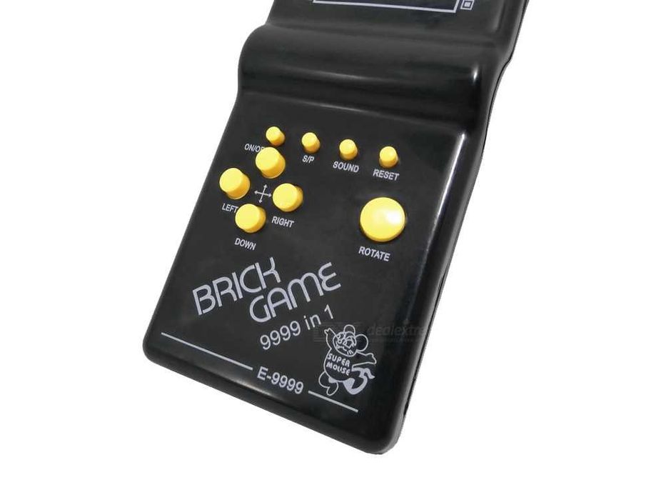 Elektroniczna gra tetris konsola kieszonkowa retro