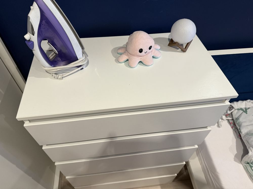 Łóżko ikea MALM 160x200 i komoda MALM