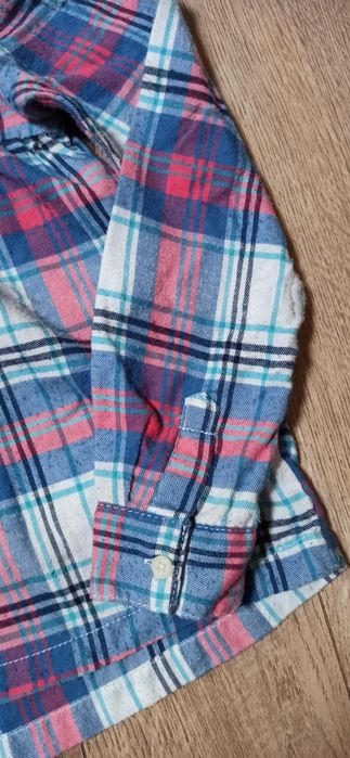 Рубашка для девочки в клетку, размер 8 Carters