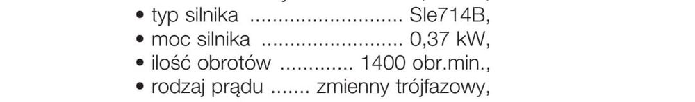 Silnik 3 fazowy 0.37 kW