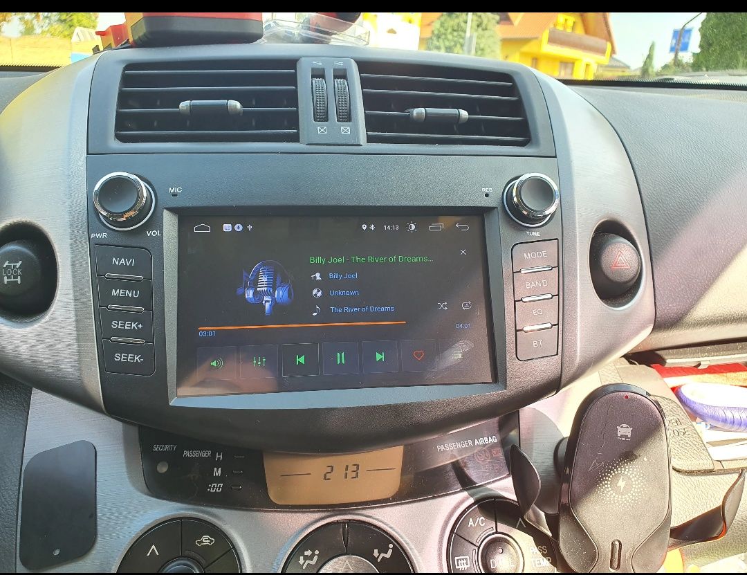 Rádio Android 12 com GPS Toyota Rav4 (Artigo Novo)