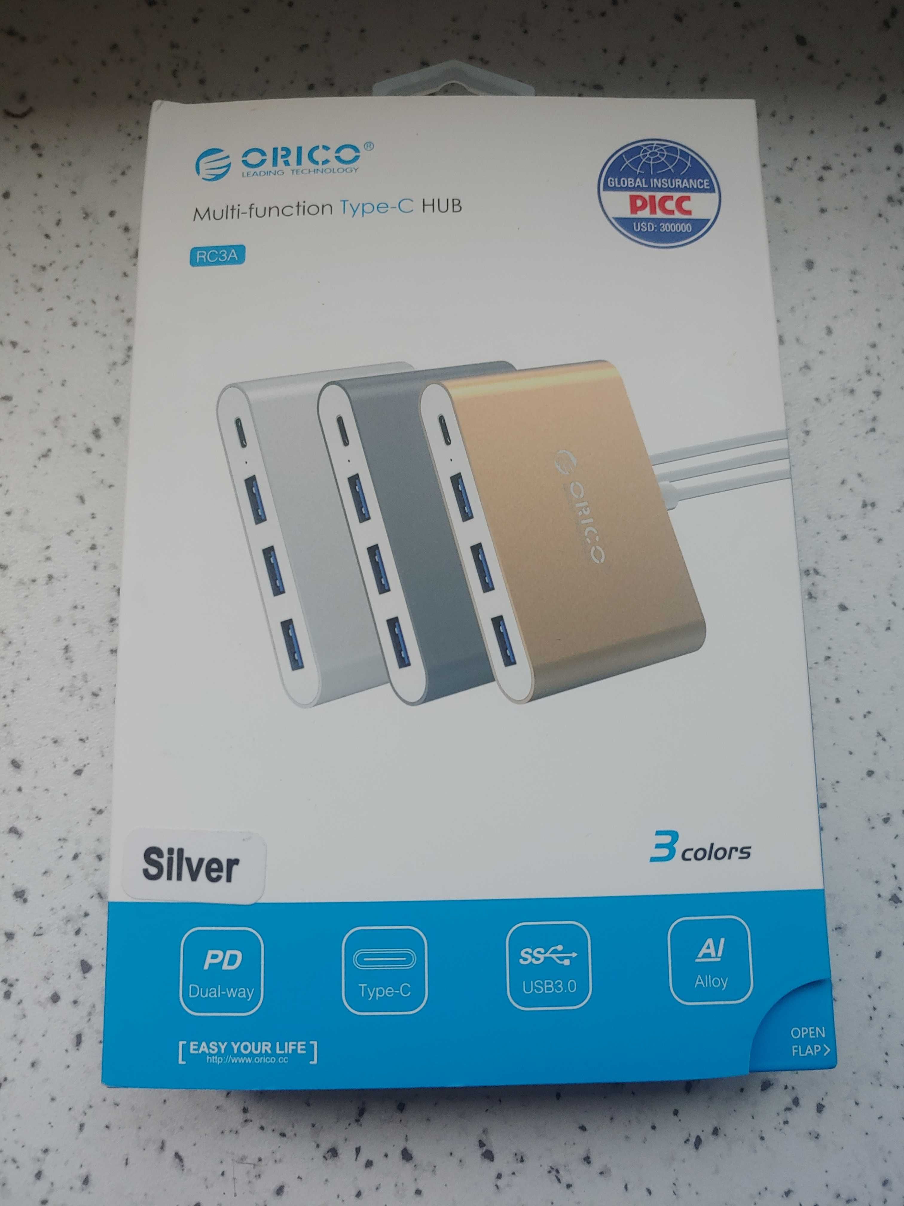 Хаб, концентратор USB-C Hub Orico